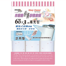 minono 米諾諾 斜撕膠黏滾筒 補充包 3個, 1包