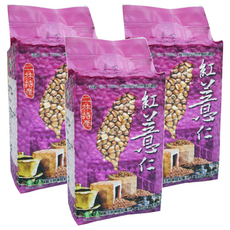 二林鎮農會 紅薏仁粒 450g 台灣特產, 3包