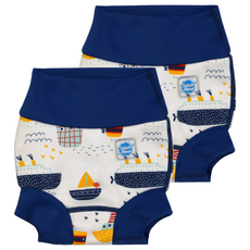 Splash About Happy Nappy 游泳尿布褲 3D加強版 海洋探險家, XL(13~18kg), 2件