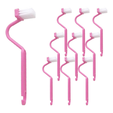 小麥購物 V型馬桶刷 Y021 32g, 顏色隨機, 10支