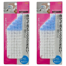 aisen 可彎曲刷面清潔刷, 柔軟刷毛, 斜角刷頭, BKA03, 2個