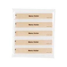 ARTSIGN 黏貼式便條夾, 混色, 5入