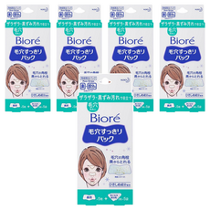 Biore 蜜妮 粉刺黑頭鼻頭毛孔清潔吸皮脂部位貼布 鼻貼*5+三角貼*10, 15片, 5盒