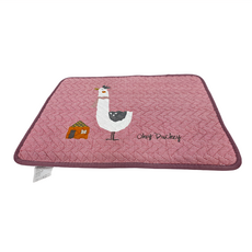 小清新止滑踏墊, 40 x 60cm, 粉鴨