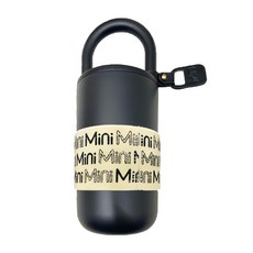 M ini 隨行背帶保溫杯/3色, 1入, 黑, 400ml