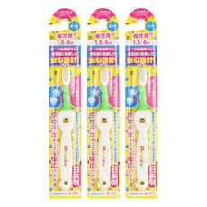 Create 幼童乳齒專用牙刷, 1.5-6歲適用, 顏色隨機, 1入, 3支