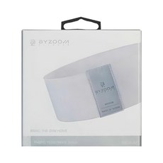BYZOOM FITNESS 編織阻力環 65g, 白色, 1條