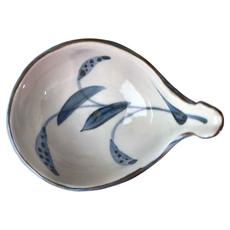 珍味缽-日本製 陶瓷缽, 麥草勺形, 1個