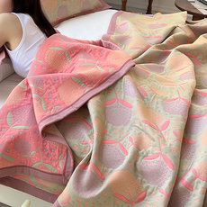 Well Life 悅生活 純棉厚磅密織復古蓋毯 蒲公英