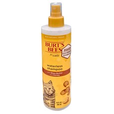 BURT'S BEES 貓用乳油木果蜂蜜保濕乾洗潔膚水, 提亮毛髮光澤, 肌膚滋養, 去除異味, 296ml, 1瓶