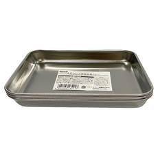 日本 echo 不鏽鋼迷你型托盤34257 3個, 1組, 不鏽鋼