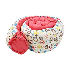 mezoome 有機棉蛇圍 180x13cm 蜜桃紅 100%自然棉, 1件