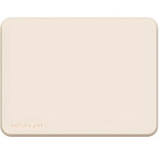 nature pet 狗狗防滑矽膠便盆墊, 米色, 1個