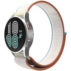 SINJIMORU Galaxy Watch 兼容輕量運動錶帶, 1個, 奶油色