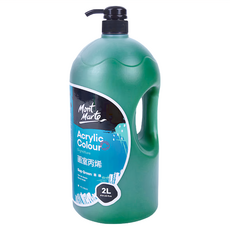 Mont Marte 蒙瑪特 壓克力畫室顏料 Sap Green 草綠色 2L, 1色