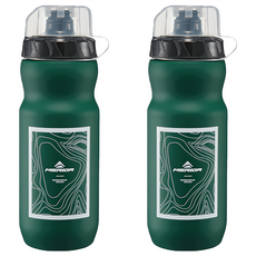 MERIDA 美利達 附防塵蓋 680ml 森林綠 運動水壺, 2個