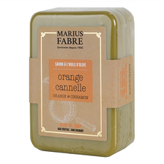 MARIUS FABRE 法鉑馬賽肥皂 天然橄欖草本皂 甜橙 250g,溫和潔淨,法國原裝, 1個
