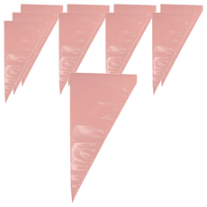 unopan 屋諾 14吋塑膠擠花袋 粉紅色, 10個