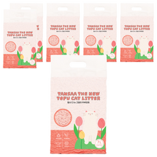 Tamsaa 新版豆腐貓砂 7L, 水蜜桃香, 6包