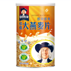 QUAKER 桂格 大燕麥片, 700g, 1罐