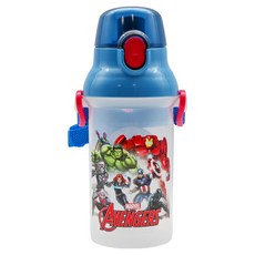 Skater 彈蓋式水壺 PSB4SAN, 漫威, 400ml, 1個