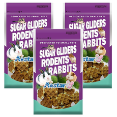 armonto 阿曼特 香酥磨牙煎餅 鼠兔用, 天然蔬菜穀物製成 富含膳食纖維, 3包