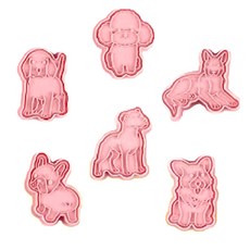 Betty's 焙蒂絲 小狗餅乾壓模 6個, PM211, 1組