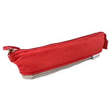 KOKUYO 國譽 NOVITA-Oli 擴充式筆袋, 紅色 + 灰色, 1個