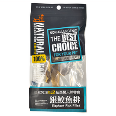 NATURAL FARM 自然牧場 銀鮫魚排 100% 紐西蘭天然零食 無任何添加物 犬用, 1包, 50g