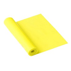 捷華 乳膠瑜珈拉力帶 黃色 原生態乳膠 纖體塑型瑜珈輔助, 150 x 15 x 0.35cm, 1個