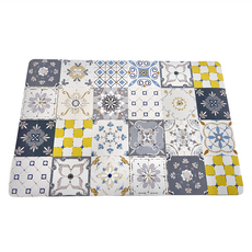 軟式珪藻土踏墊, 花磚, 40 x 60cm