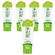 鬼洗 淨抗痘洗顏霜, 深層清潔, 140g, 5條