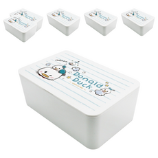 收納王妃 TSUM 濕紙巾盒, 藍線唐老鴨, 6個