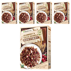 Vilson 米森 蔓越莓可可脆麥片, 350g, 5盒