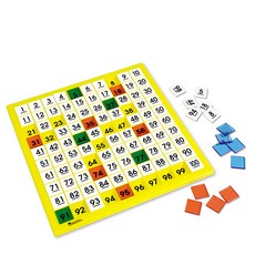 學習資源 黃色數字排列板套組, 1套