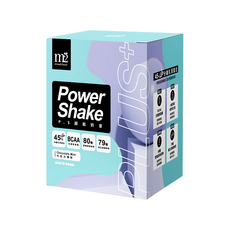 m2 美度 Power Shake 超能奶昔PLUS 45%UP分離乳清蛋白 80種營養蔬果植物 奶素, 7包, 1盒