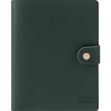 Recoz 軟皮四格相本 深綠色 20頁, 20張