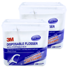 3M 細滑牙線棒, 150支, 2盒