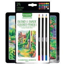 Crayola 繪兒樂 粉彩色鉛筆精裝組, 24色, 1盒