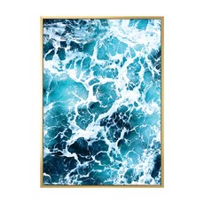 BOLUO GALLERY 菠蘿選畫所 浪花, 42 x 59.4cm, 金色