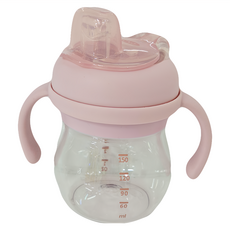 OXO tot 寶寶握鴨嘴杯, 可拆卸手柄 200ml, 煙灰粉, 1個