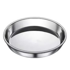 Le idea 樂德兒 304不鏽鋼圓盤 安全無毒 易清洗 適用於各式餐點, 20cm, 304不鏽鋼, 1個