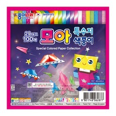 JONG IE NARA 特殊紙彩色紙 100張, 29色, 1包