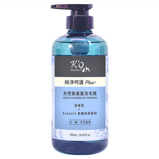 K'9 NatureHolic 純淨呵護Plus+配方 無香型 天然胺基酸洗毛精, Ecocert有機洗淨成分, 犬/貓/天竺鼠用, 500ml, 1瓶