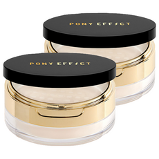 PONY EFFECT 絕對控油烘焙蜜粉，細緻霧面妝感，持久立體輪廓, Pink Beige, 2個