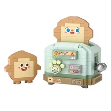 LoZ 麵包機積木 230片, LOZ8824, 1盒