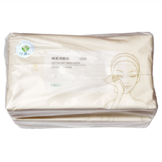 FaSoLa 多用途一次性日拋棉柔洗臉巾 20 x 20cm 白色 215g, 1入, 2包