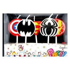 生日造型蠟燭 英雄, 1個