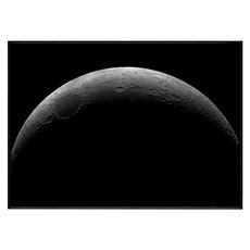 月亮畫框 邊框, 50 x70cm, 黑色