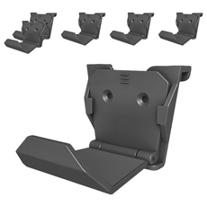 上手家居 手把架 黑色 遊戲手把耳機架 搖桿收納支架, 6件組, 1組